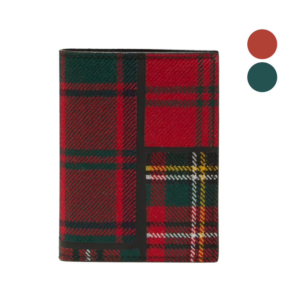 꼼데가르송 CDG 지갑 Tartan Patchwork 8Z-N091 - 메인 이미지