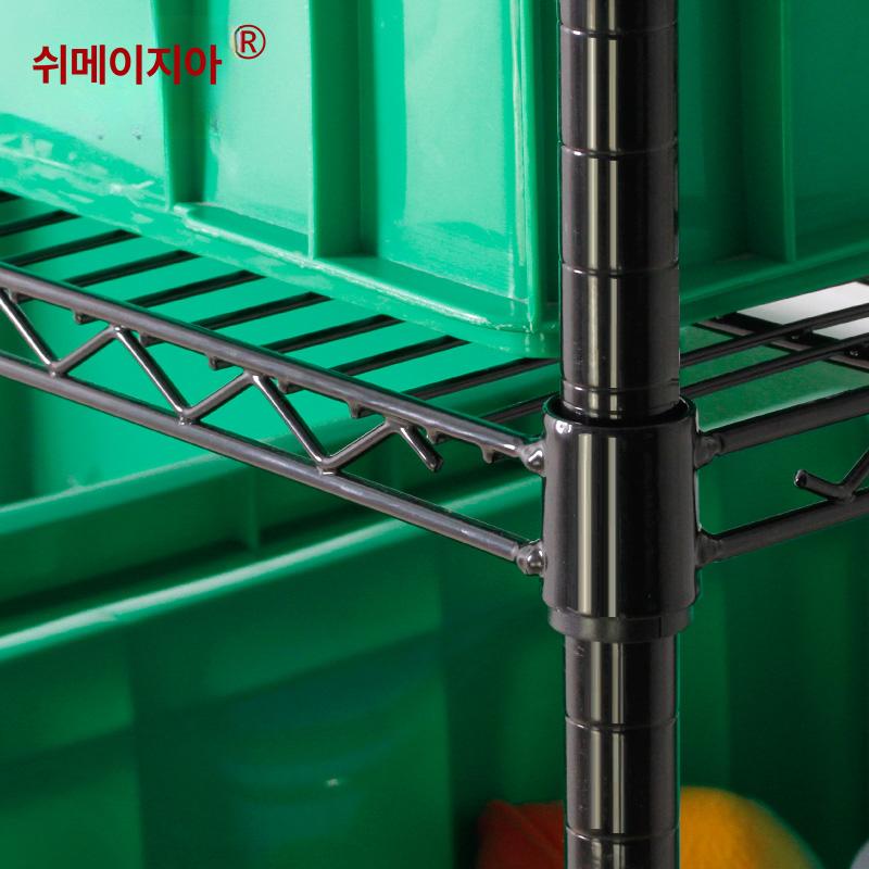 컴퓨터 수납 본체 이동식 선반 2층 사무용 사이드 4단 폭 35 길이 100 높이 180 - 상세 이미지 5