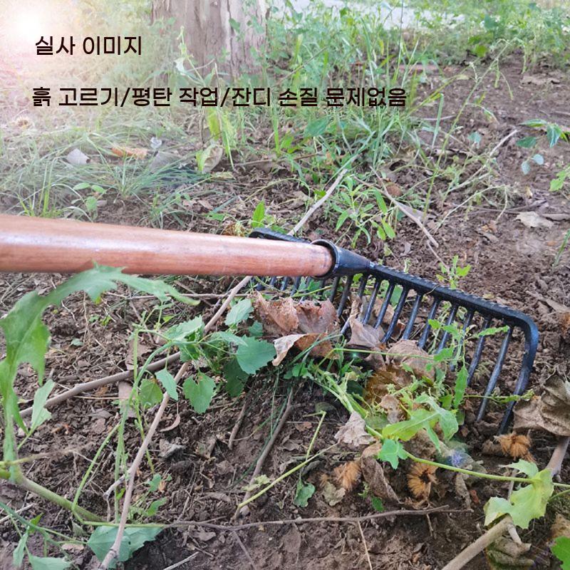 손갈퀴 돌고르는 도구 밭갈이 농기구 쟁기 갈퀴 단두 못갈퀴 - 상세 이미지 4