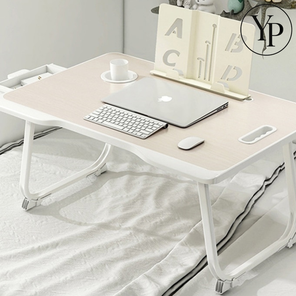 접이식 좌식 테이블 1인용 바닥 학습지 침대 노트북 책상 서랍형