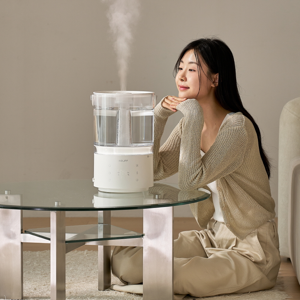 케리프 이지핸들 PRO 가열복합식 UV살균 자동건조 5L 잠금 가습기 KLH-5000UV - 메인 이미지