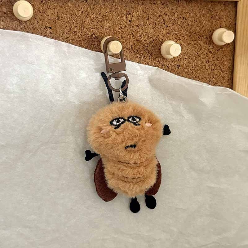 귀여운 바퀴벌레 키링 인형 바선생 열쇠고리 굿즈 가방 꾸미기 참 장식 백꾸 백참 액세사리 - 상세 이미지 4