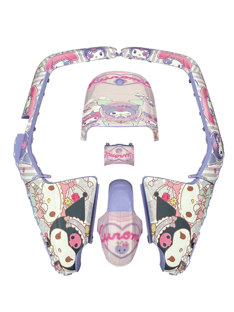 스크레치 도장면 스프레이 복원 자동차 흠집 제거 블랙 바탕 화이트 라이트닝 - 상세 이미지 5