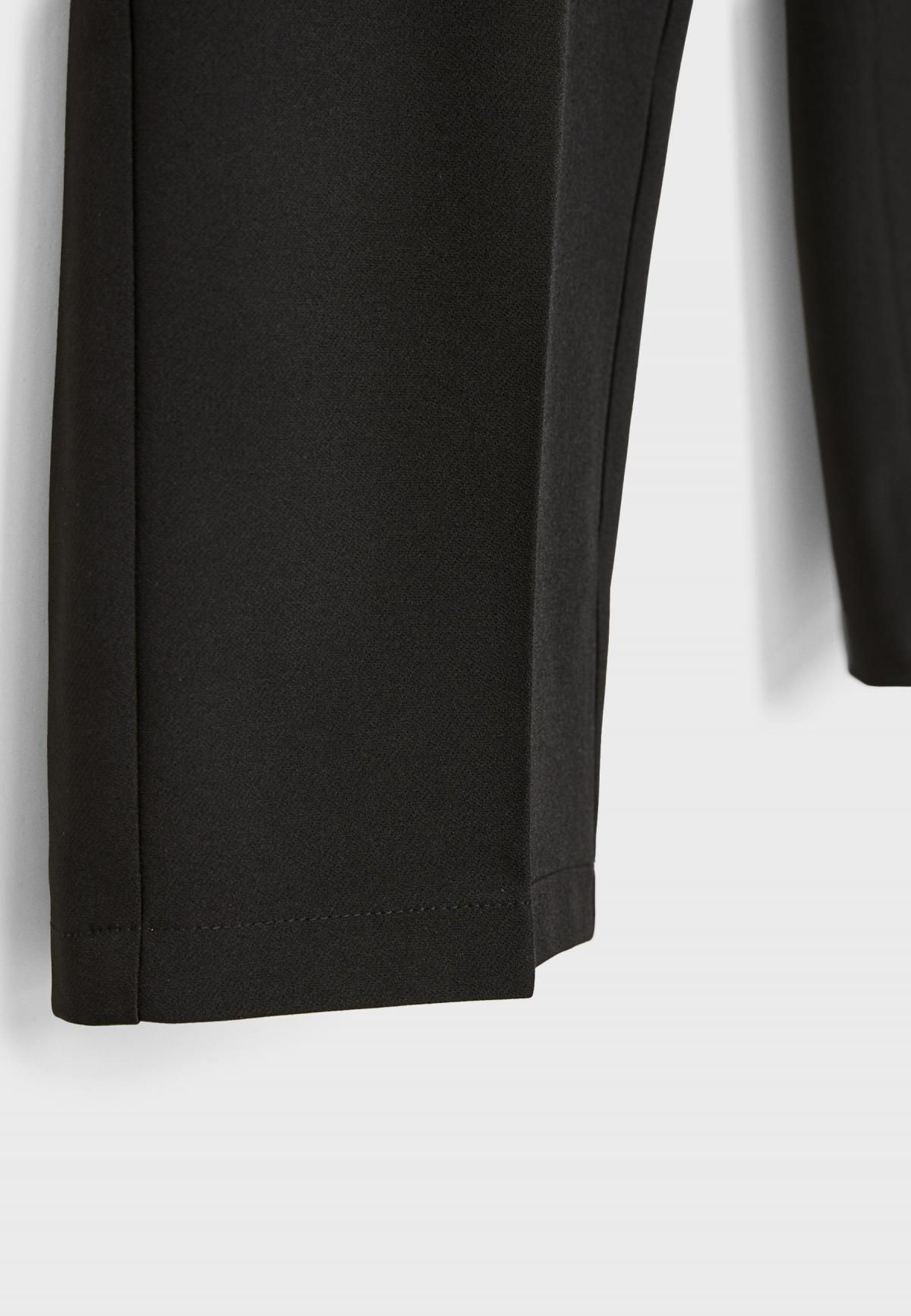 스트라디바리우스 테크니컬 와이드 배기 슬랙스 팬츠 8299/550 BLACK - 상세 이미지 3