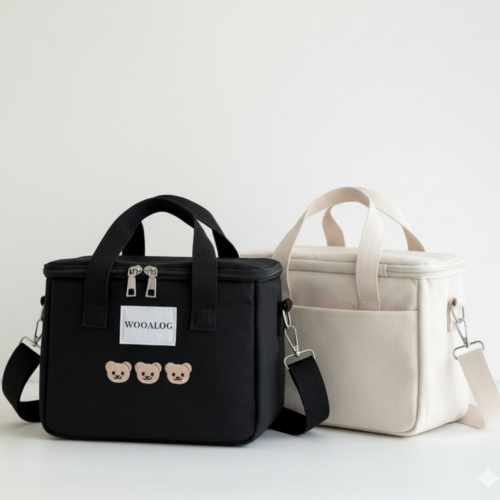 우아로그 이유식보냉백 보온 도시락가방 런치