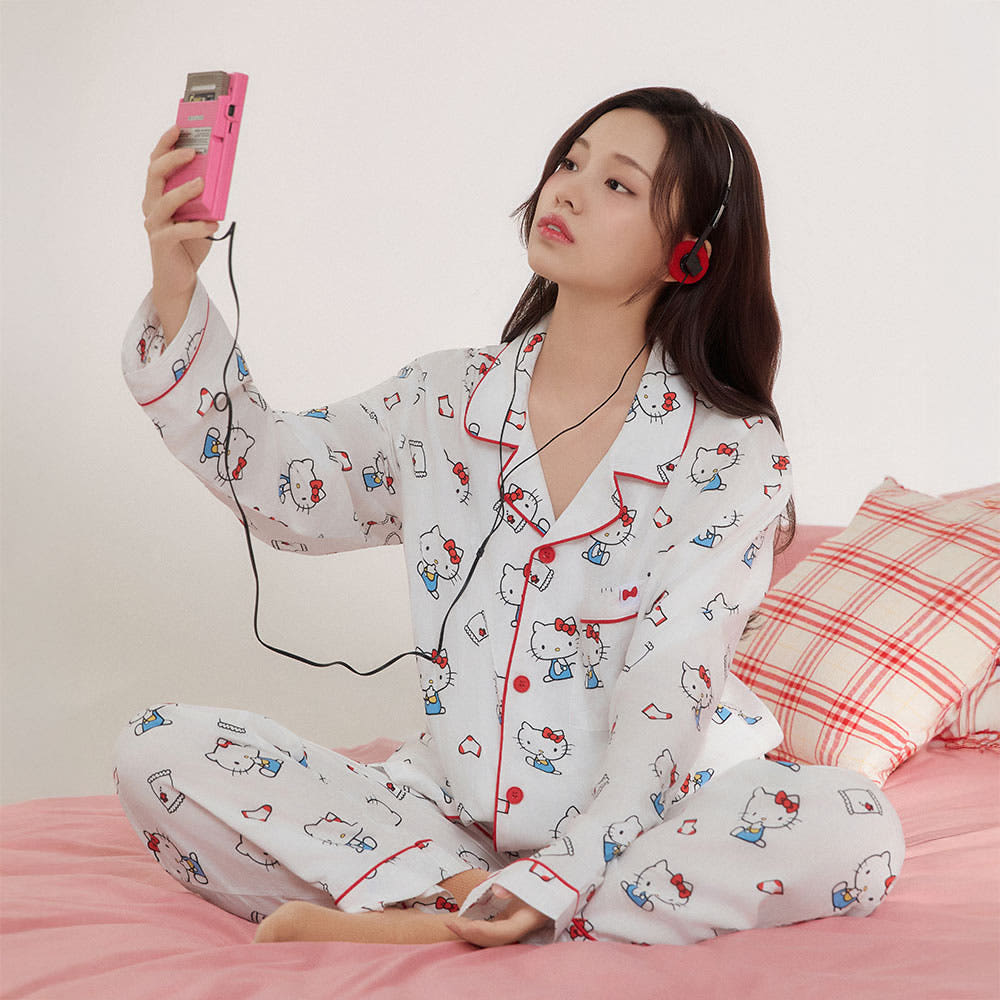 스파오 긴팔 파자마, 산리오 잠옷, 포켓몬 잠옷, 편안한 잠옷, 가성비 잠옷