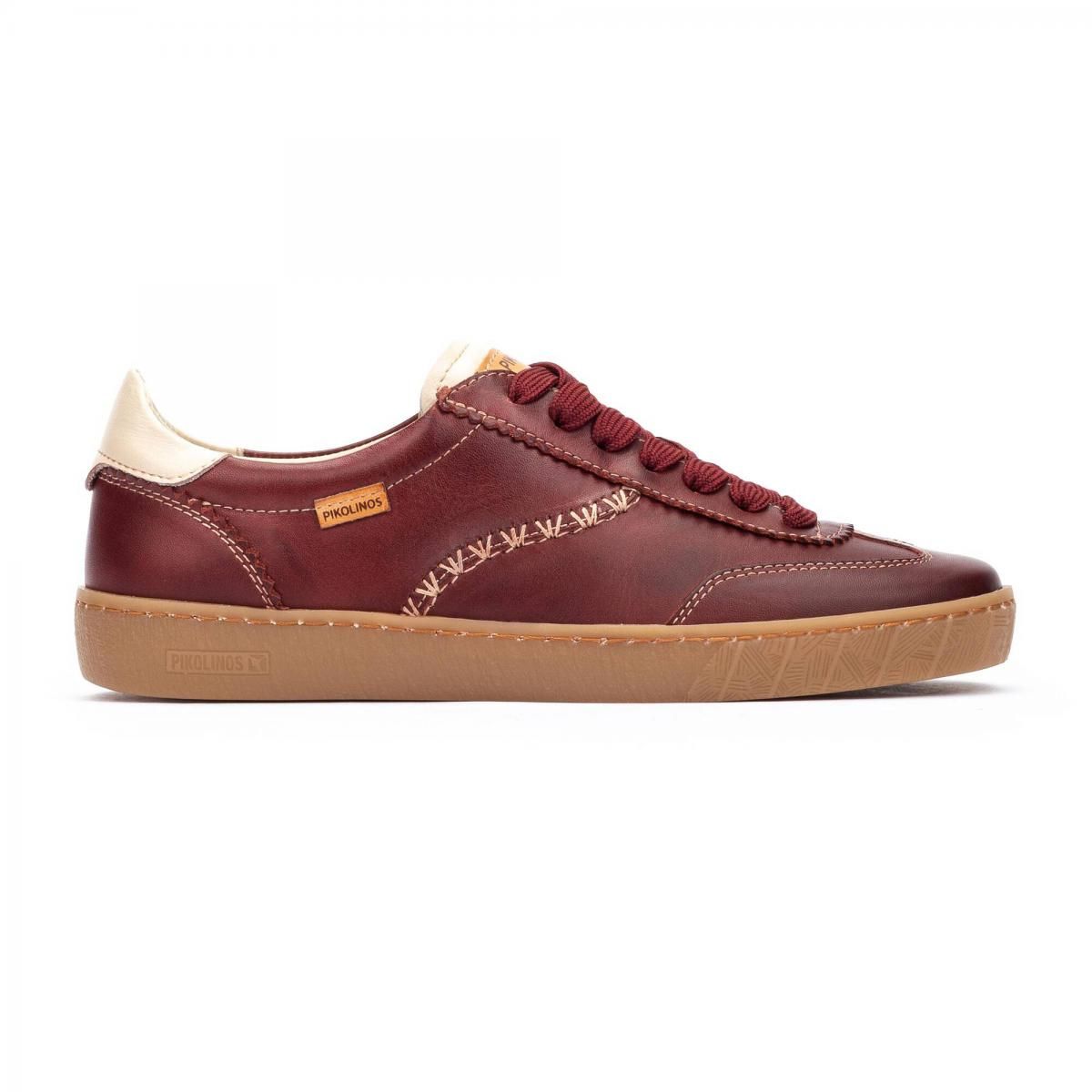 피콜리노스 컴포트 레더 로우탑 스니커즈 LANZAROTE W7B-6508C2 ARCILLA - 메인 이미지