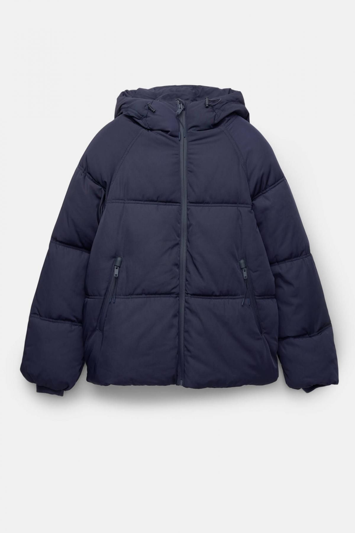 풀앤베어 테크니컬 오버핏 후드 패딩 점퍼 7701/369 NAVY - 메인 이미지