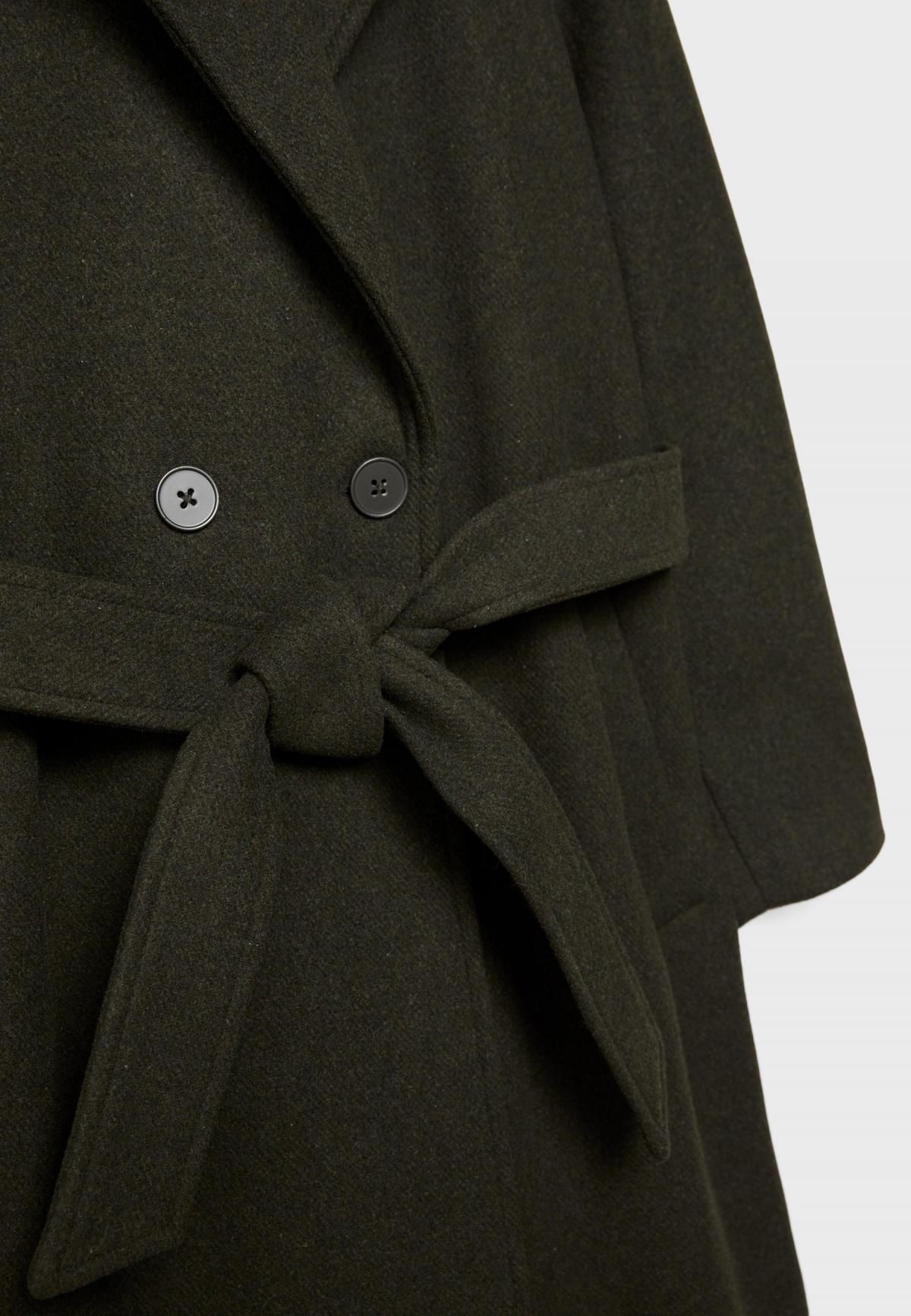 스트라디바리우스 클래식 소프트 벨티드 롱 코트 8639/827 KHAKI - 상세 이미지 2
