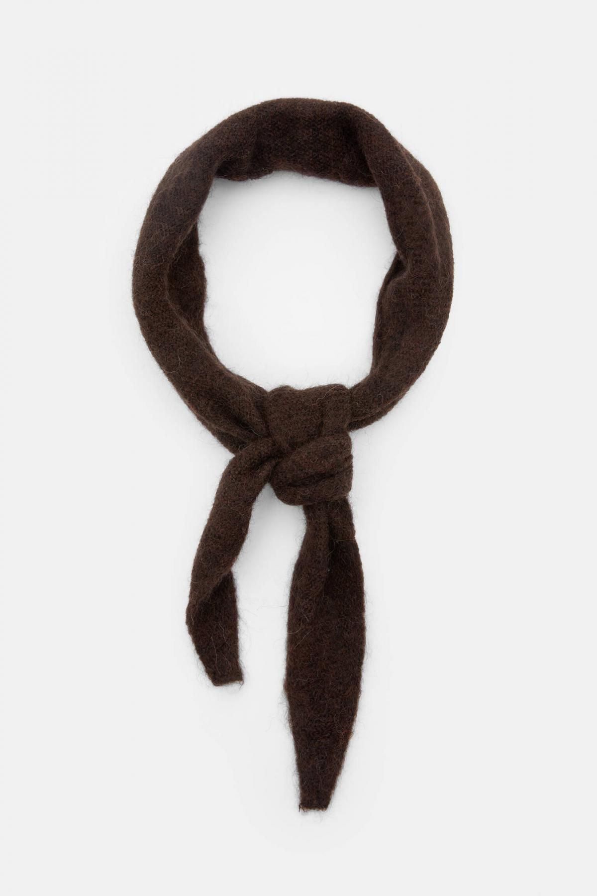 풀앤베어 소프트 니트 반다나 스카프 7940/360 BROWN - 메인 이미지