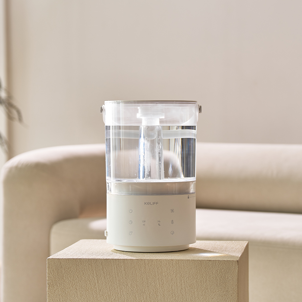 케리프 이지핸들 PRO 가열복합식 UV살균 자동건조 5L 잠금 가습기 KLH-5000UV