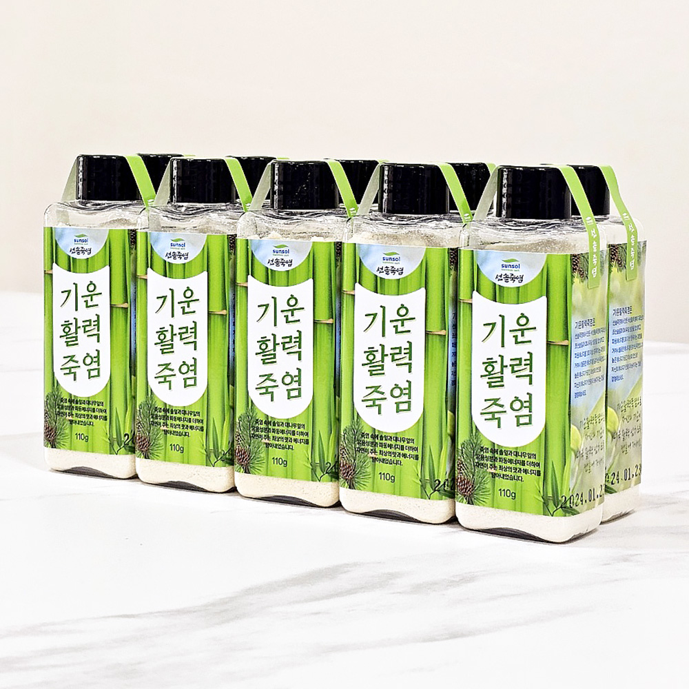 매일 활력 죽염수 기운활력죽염 110g, 3개 - 상품 이미지