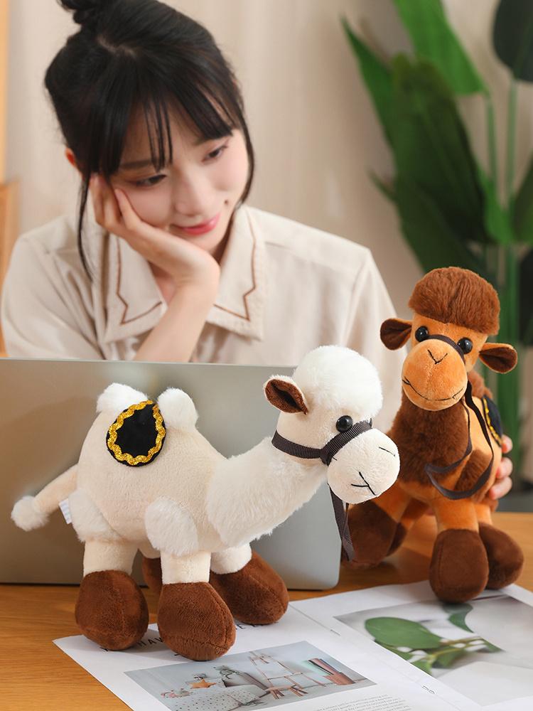 낙타 인형 귀여운 인테리어 이집트 장식 애착 동물 브라운 30cm - 상세 이미지 5