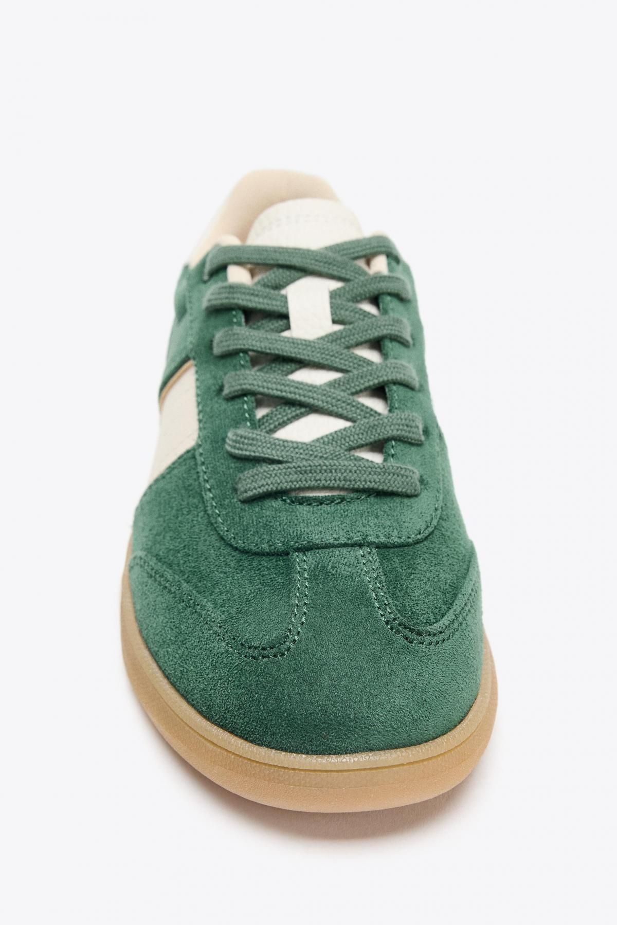 자라 레트로 멀티컬러 로우탑 스니커즈 5427/610 GREEN - 상세 이미지 4