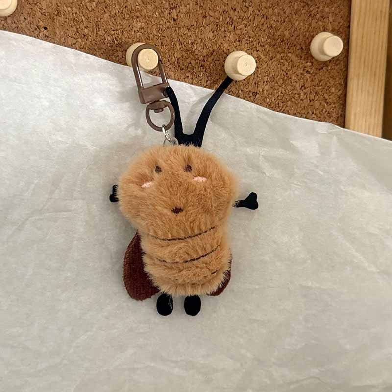 귀여운 바퀴벌레 키링 인형 바선생 열쇠고리 굿즈 가방 꾸미기 참 장식 백꾸 백참 액세사리 - 상세 이미지 3