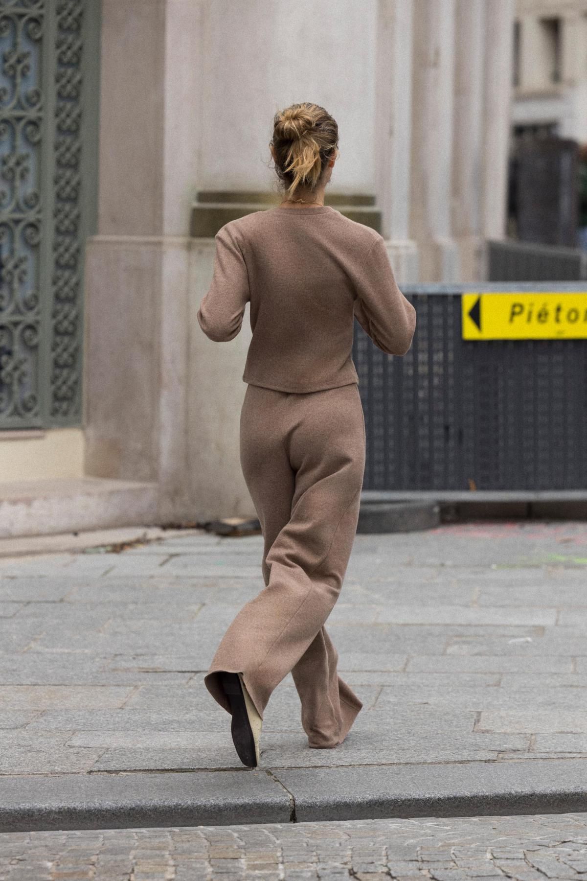 자라 소프트 터치 와이드 팔라조 팬츠 5039/223 MOCHA - 상세 이미지 4