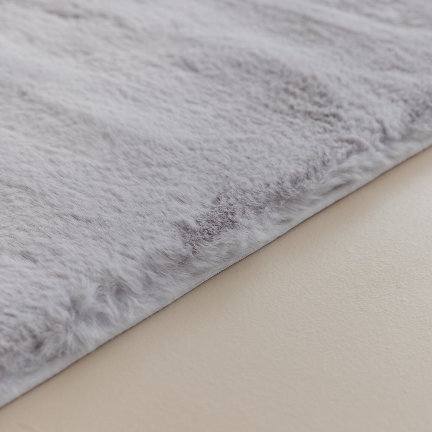 먼지없는 워셔블 장모 온감 러그 대형 거실 침실 원룸 에코퍼 그레이, 원형 170