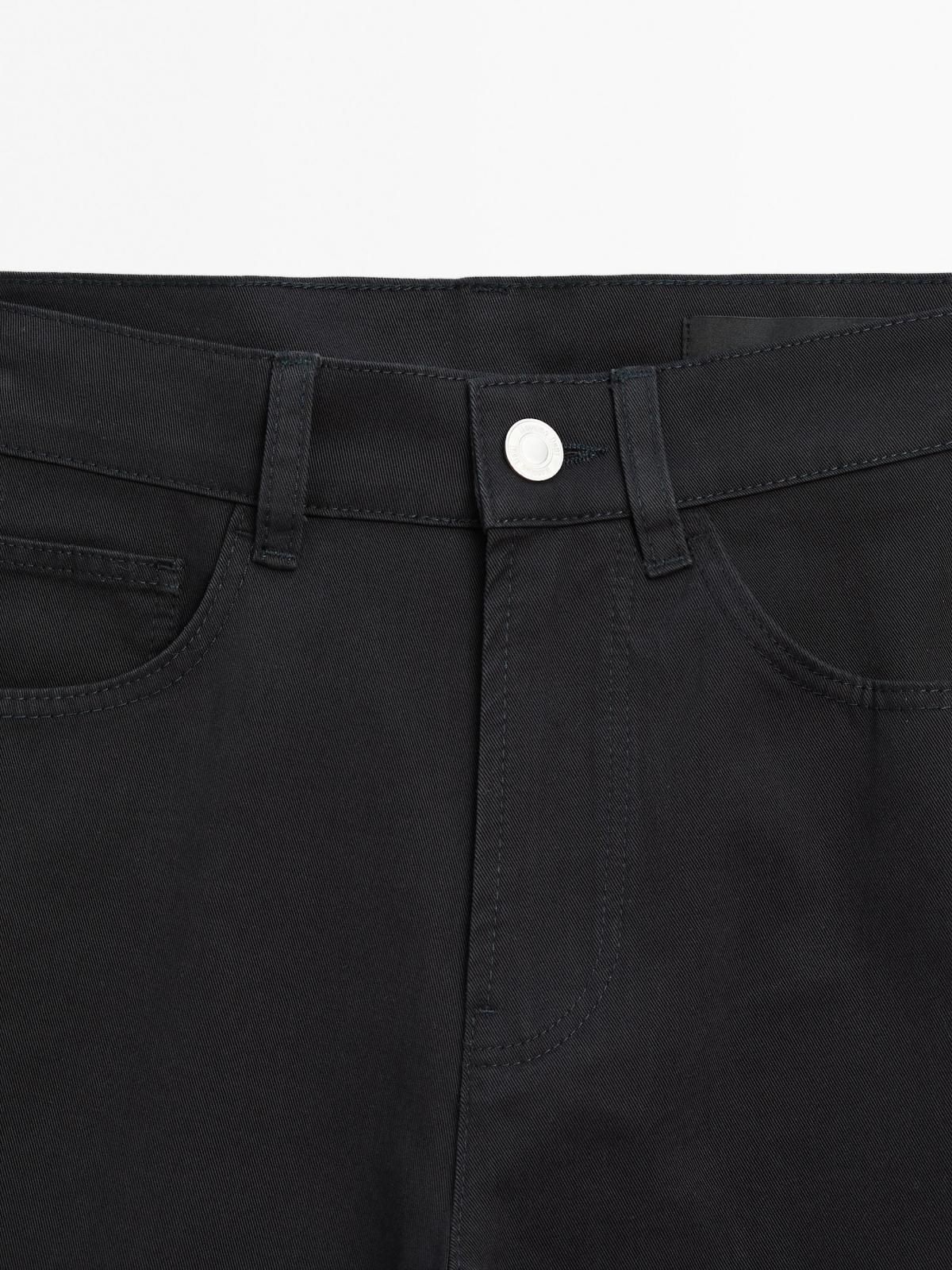 마시모두띠 미드웨이스트 스트레이트핏 팬츠 5018/518 NAVY BLUE - 상세 이미지 5