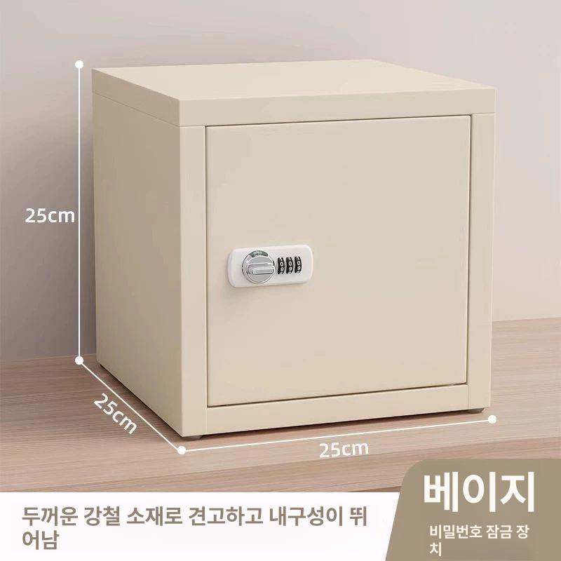 철제 피규어 수납함 원통 대형 보관함 장식장 수납 캐비닛 아크릴 다꾸 정리함 양문형+무광 25x35x25 잠금없음 - 상세 이미지 4