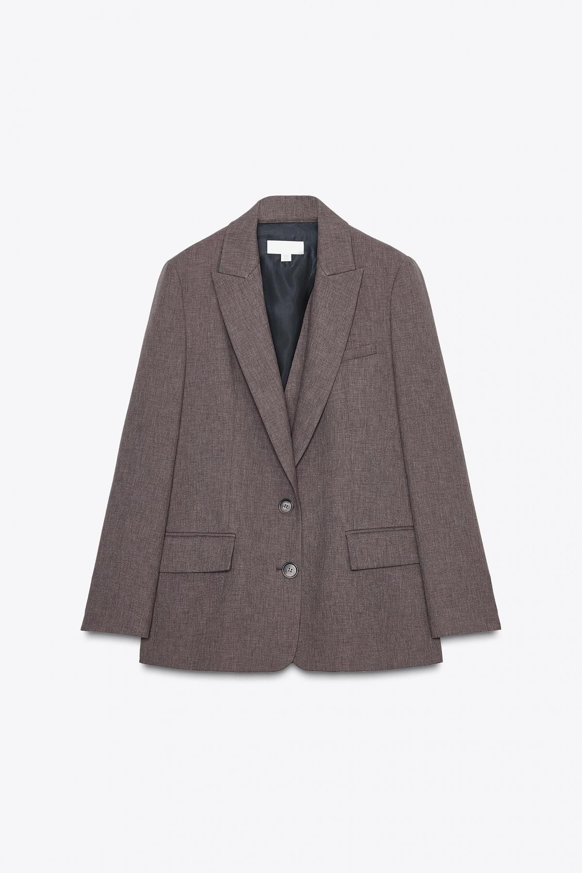 자라 클래식 테일러드 백벤트 브라운 블레이저 8922/542 BROWN - 메인 이미지