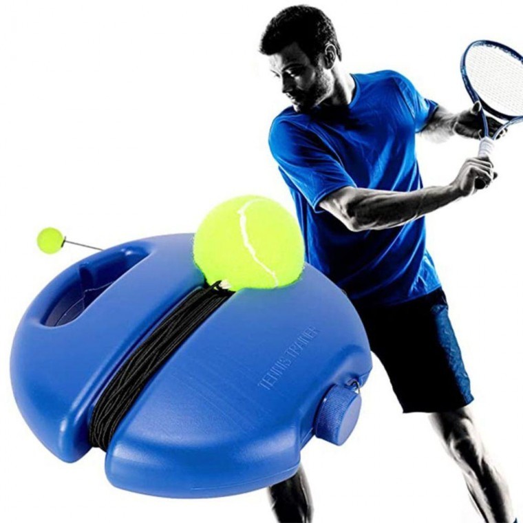 스포츠 테니스 배드민턴 셀프 훈련 연습 스윙기 실내 리턴볼 - 상품 이미지