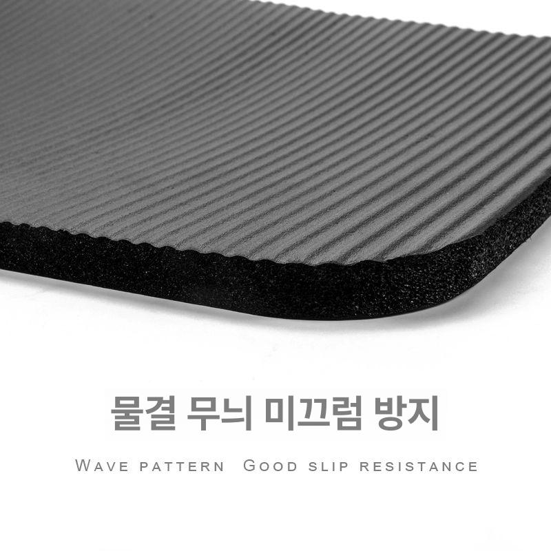 요가 무릎 매트 소음방지 균형패드 두꺼운 미끄럼 홈트 블랙 스카이블루 퍼플 손목 홈트레이닝 스카이블루 30x20x5cm 50mm - 상세 이미지 5