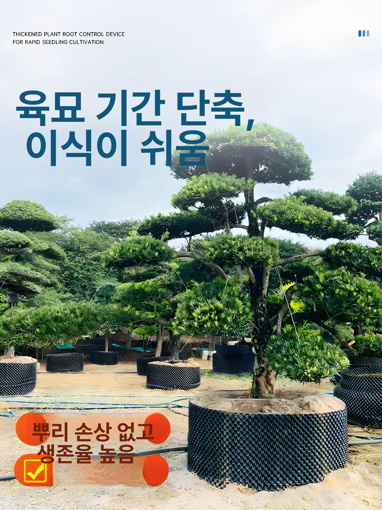 에어포트화분 대형 블루베리 홈가드닝 요술 화분 두꺼운 30cmx25m 나사50개포함 - 상세 이미지 4