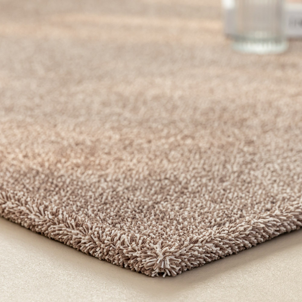 먼지없는 워셔블 장모 온감 러그 대형 거실 침실 원룸 노바 커피브라운, 100x150