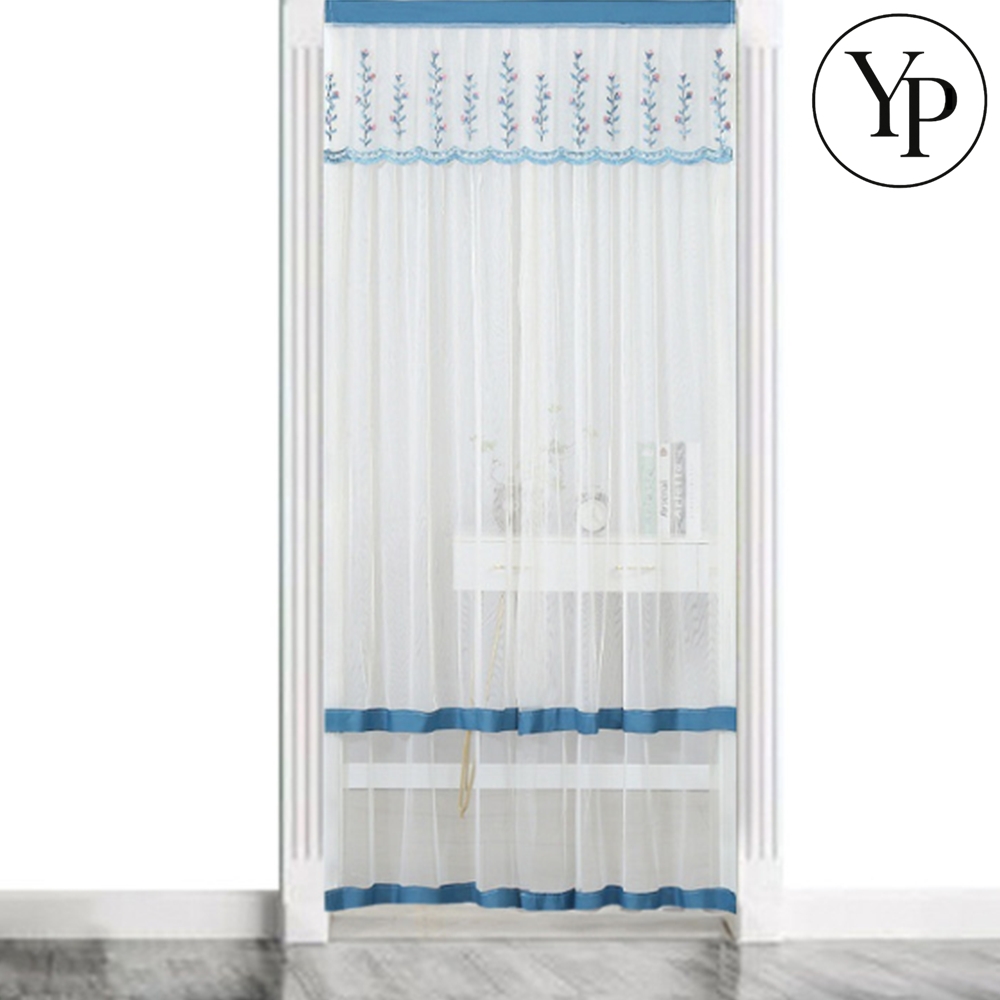 레이스 문가리개 커튼 거실 주방 칸막이 아파트 베란다 무타공 블라인드 여름