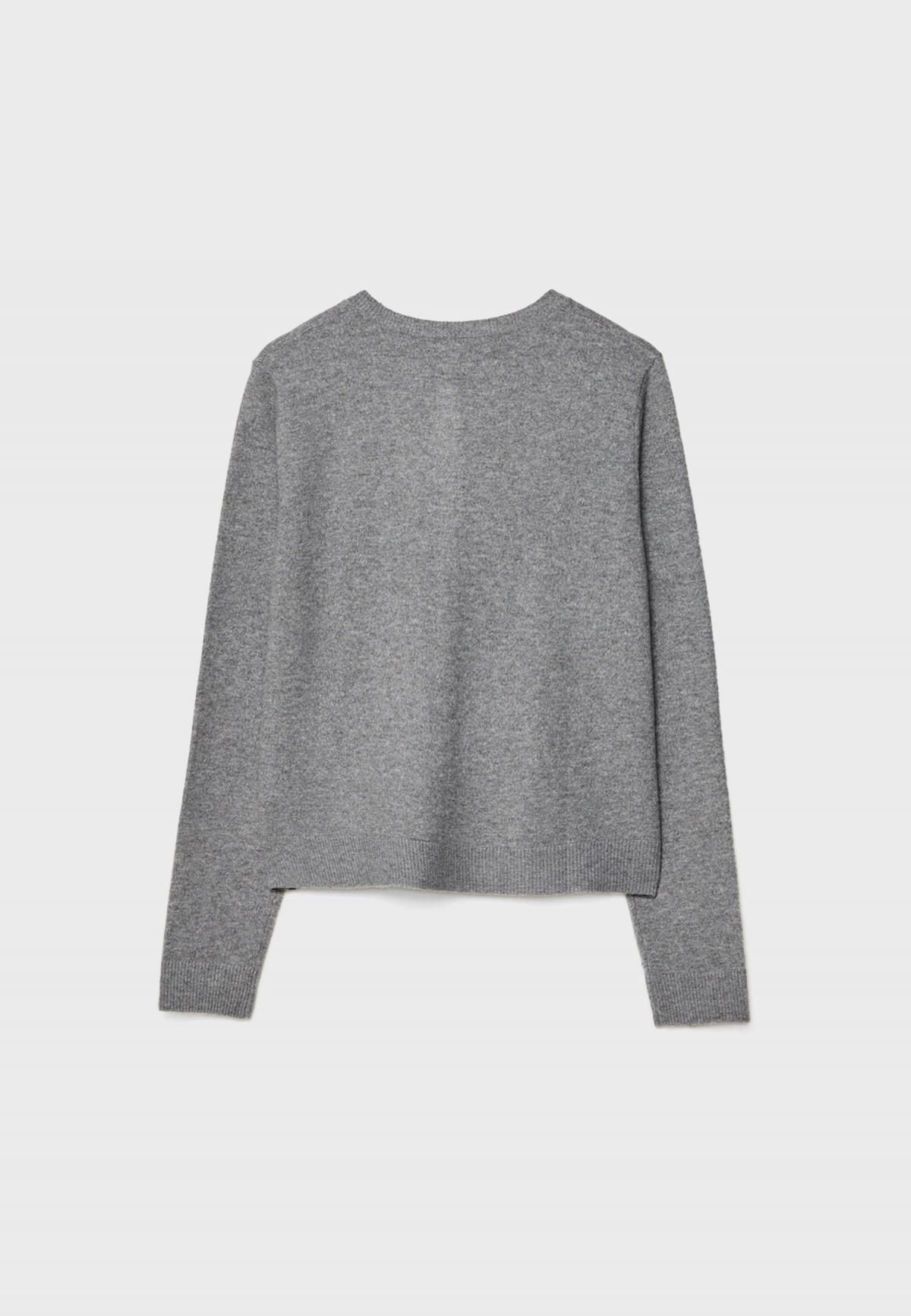 스트라디바리우스 소프트터치 라운드넥 니트 버튼업 가디건 5034/465 DARK GREY - 상세 이미지 2