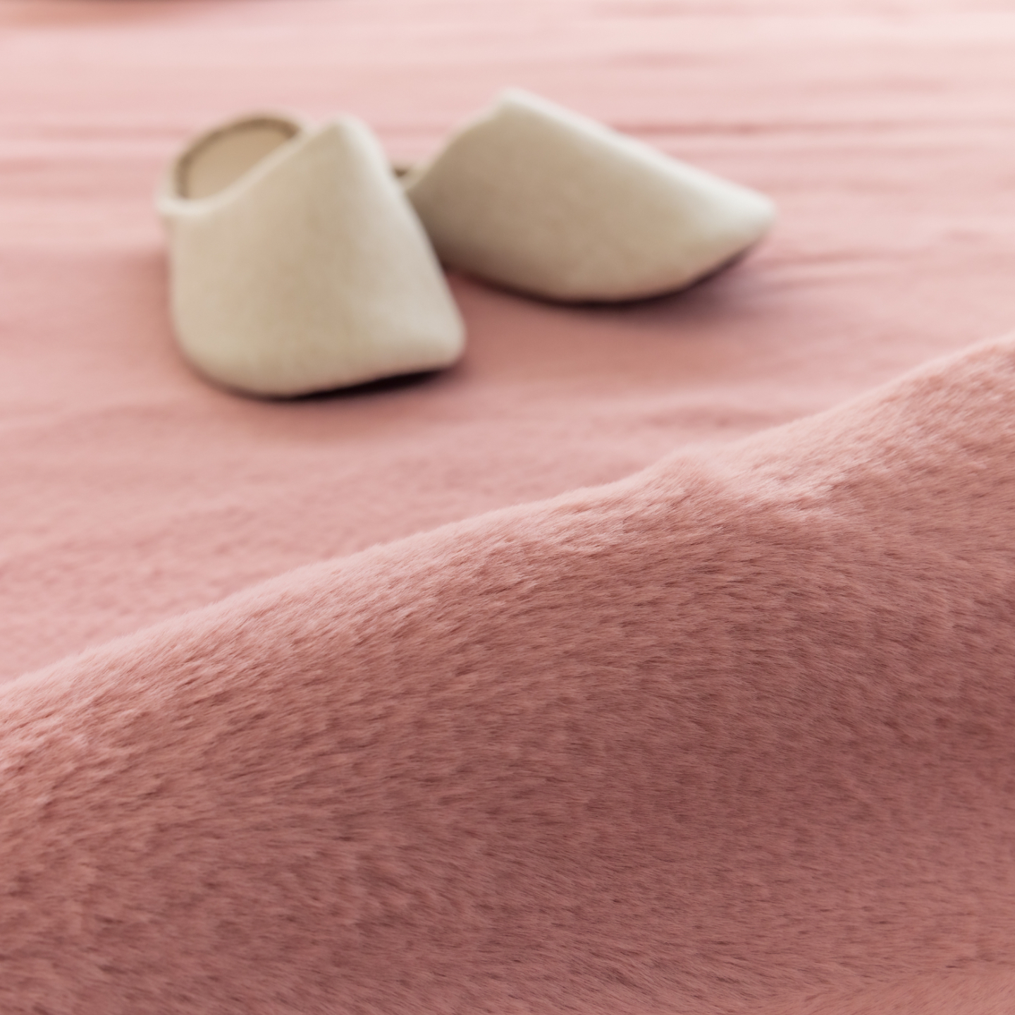 먼지없는 워셔블 장모 온감 러그 대형 거실 침실 원룸 에코퍼 핑크, 원형 170