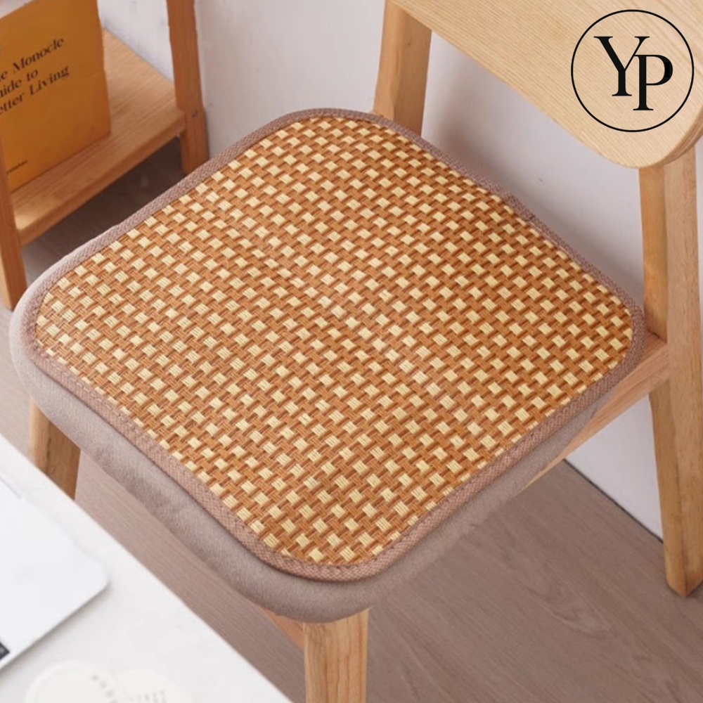 통기성 대나무 의자 방석 여름 땀띠 없는 기능성 매트 메모리폼 쿠션