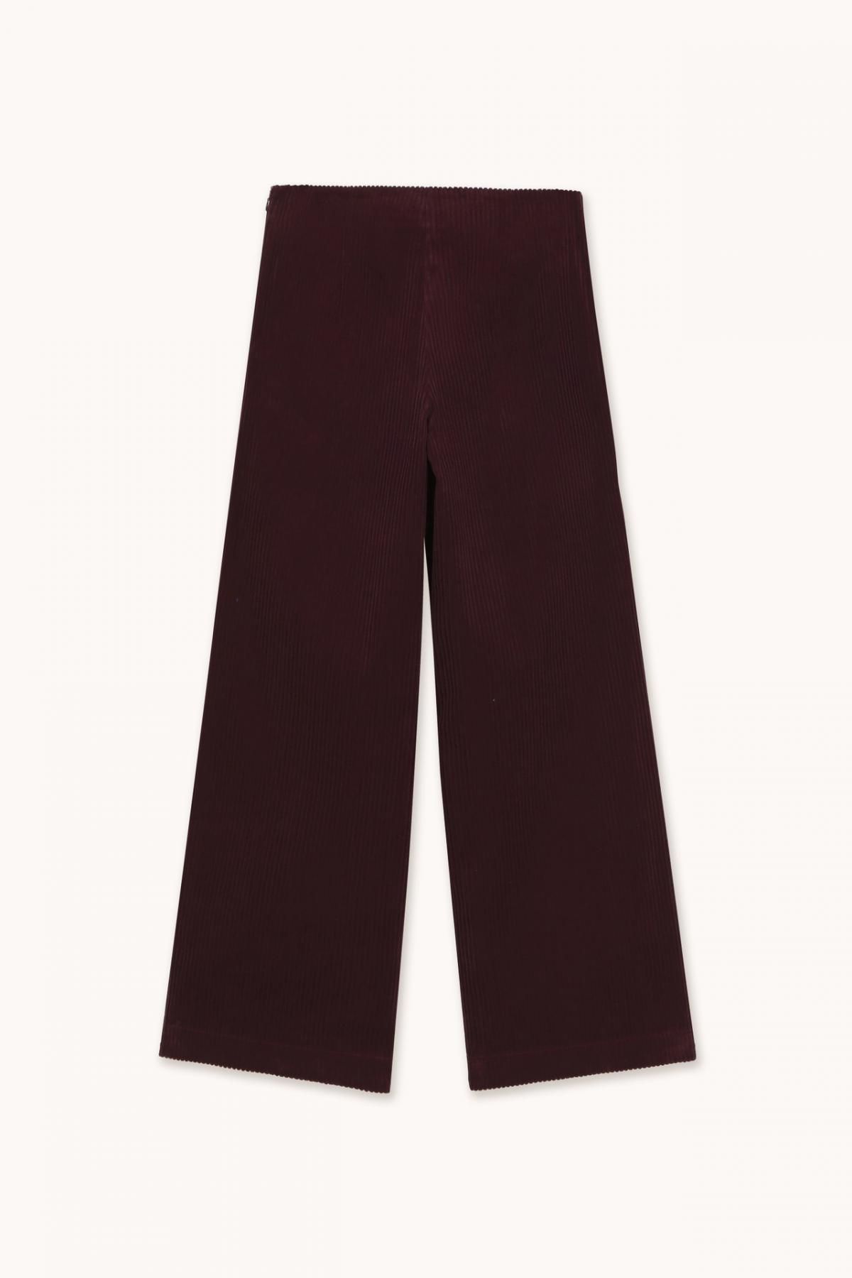 타이니코튼 버건디 코듀로이 와이드 팬츠 AW25-628P19 BURGUNDY - 상세 이미지 2
