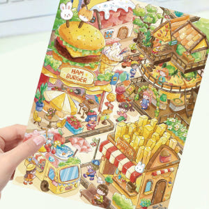 3d방꾸미기스티커 대형 푸드타운 실사용 후기 | 효과 있을까? - 상품 이미지 1