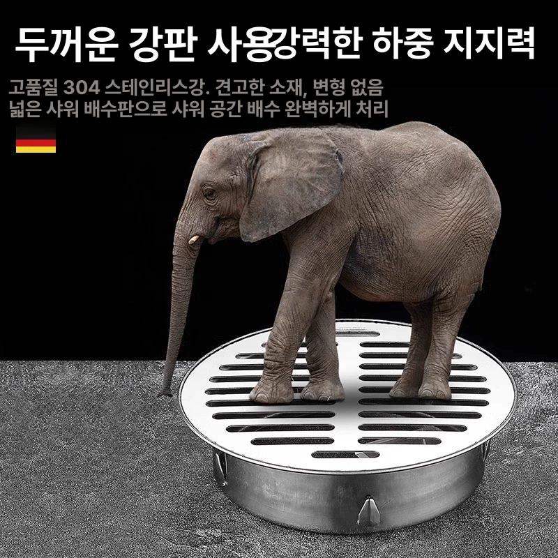 덮개 배수구 하수구 교체 벌레차단 베란다 배관 세탁기트랩 마개 우수관 배수구트랩 하수구트랩 304 스텐 둥근 머리 90 - 상세 이미지 5