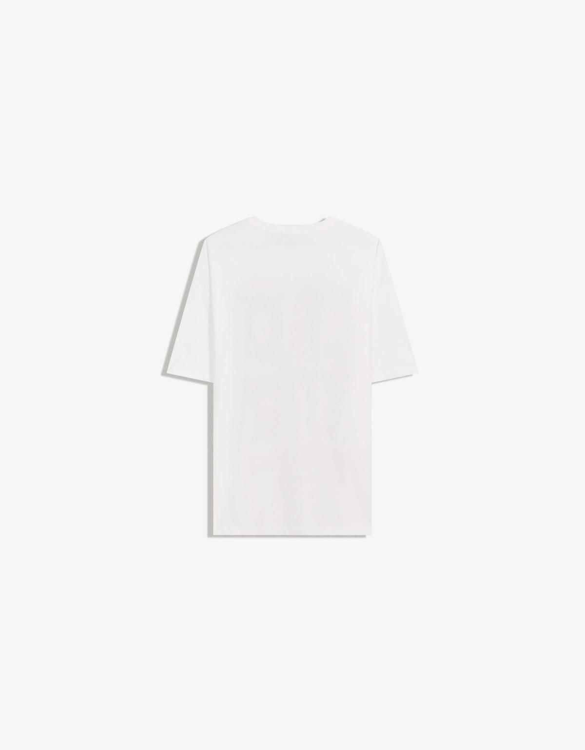 버쉬카 몬치치 프린트 반팔 티셔츠 7819/360 OFF WHITE - 상세 이미지 3