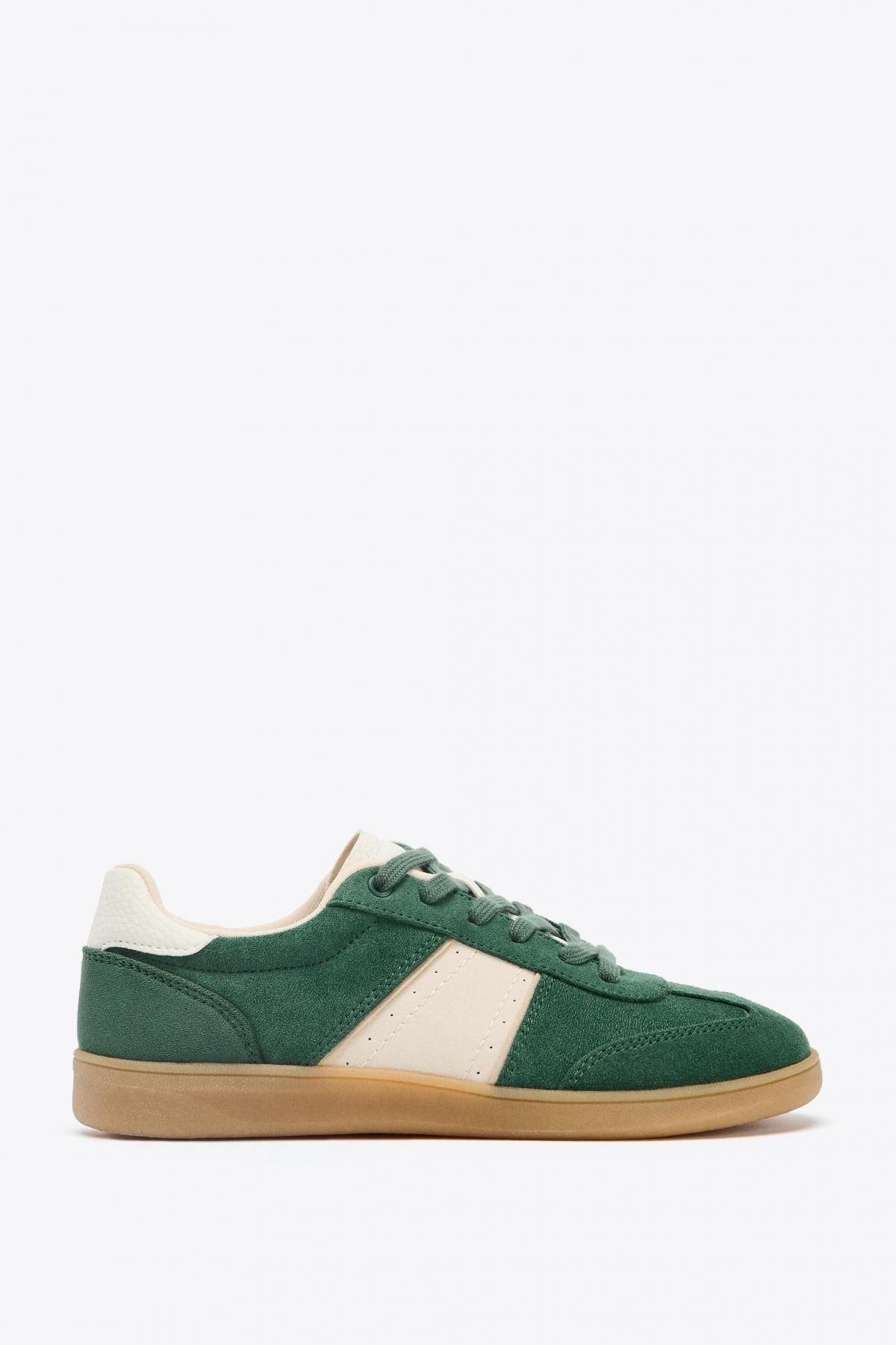 자라 레트로 멀티컬러 로우탑 스니커즈 5427/610 GREEN - 메인 이미지