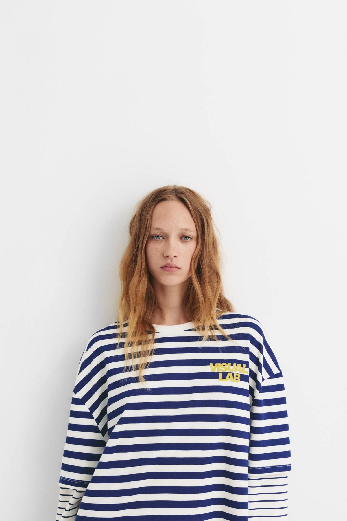 풀앤베어 스트라이프 테크니컬 더블슬리브 라운드넥 티셔츠 7152/339 STRIPED - 상세 이미지 5