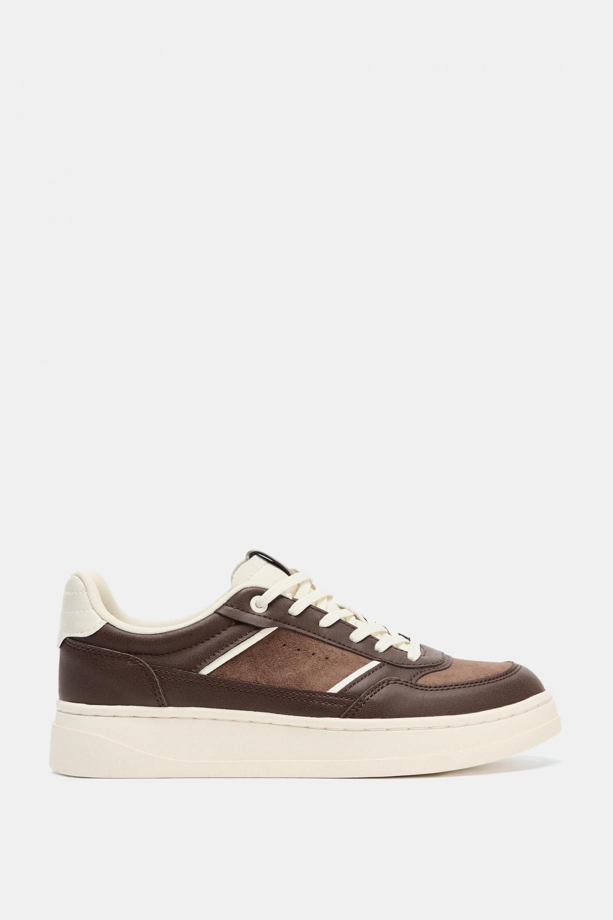 자라 레트로 멀티컬러 테크니컬 스니커즈 5436/610 BROWN - 메인 이미지