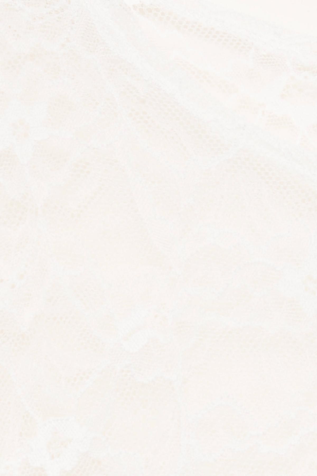 풀앤베어 시스루 레이스 베이직 긴팔 바디수트 7152/338 WHITE 이미지 6