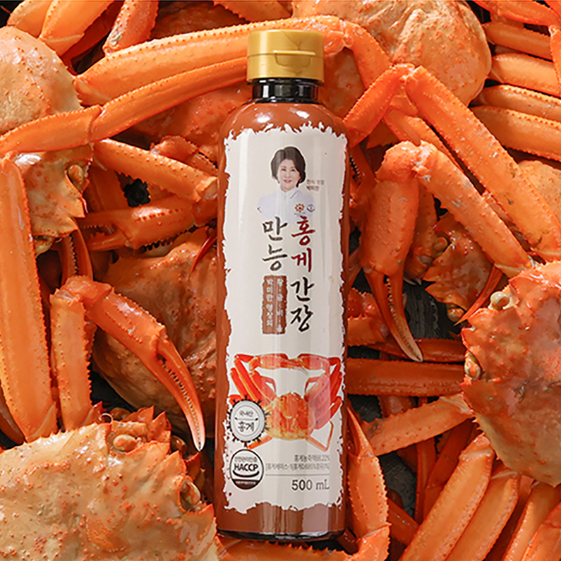 박미란 대가 홍게 만능 간장 500ml 8통 / 100% 국내산 홍게농축액 엑기스 맛간장 - 상세 이미지 3