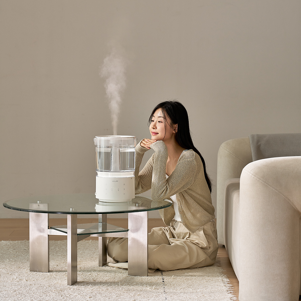 케리프 이지핸들 PRO 가열복합식 UV살균 자동건조 5L 잠금 가습기 KLH-5000UV