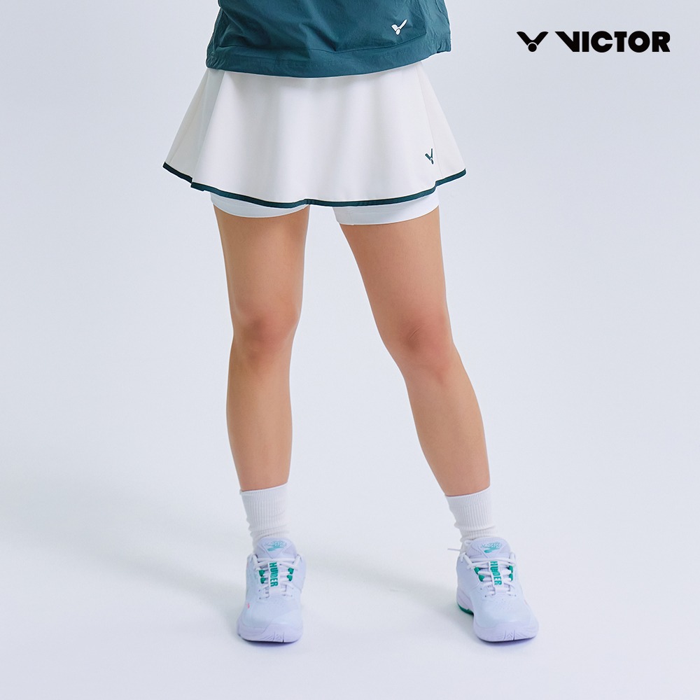빅터 아울렛 여성 스커트 치마 배드민턴복 피클볼 테니스 탁구 스쿼시 VT25ASK014F - 상품 이미지