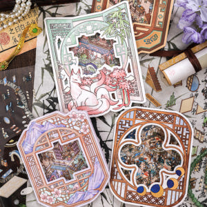 3D스티커 대형 방꾸미기 궁궐 노랑 실사용 후기 | 효과 있을까? - 상품 이미지 2