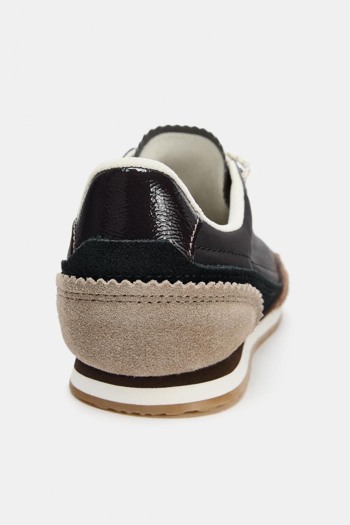 자라 트렌디 멀티컬러 테크니컬 로우탑 스니커즈 5420/610 BLACK - 상세 이미지 5