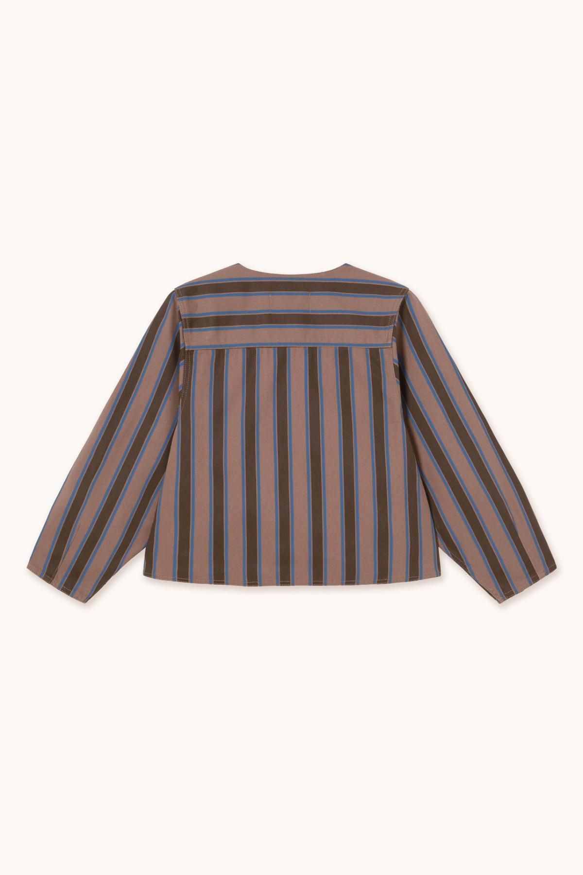 타이니코튼 스트라이프 테크니컬 모카 코튼 재킷 AW25-646S37 ONE COLOR - 상세 이미지 2