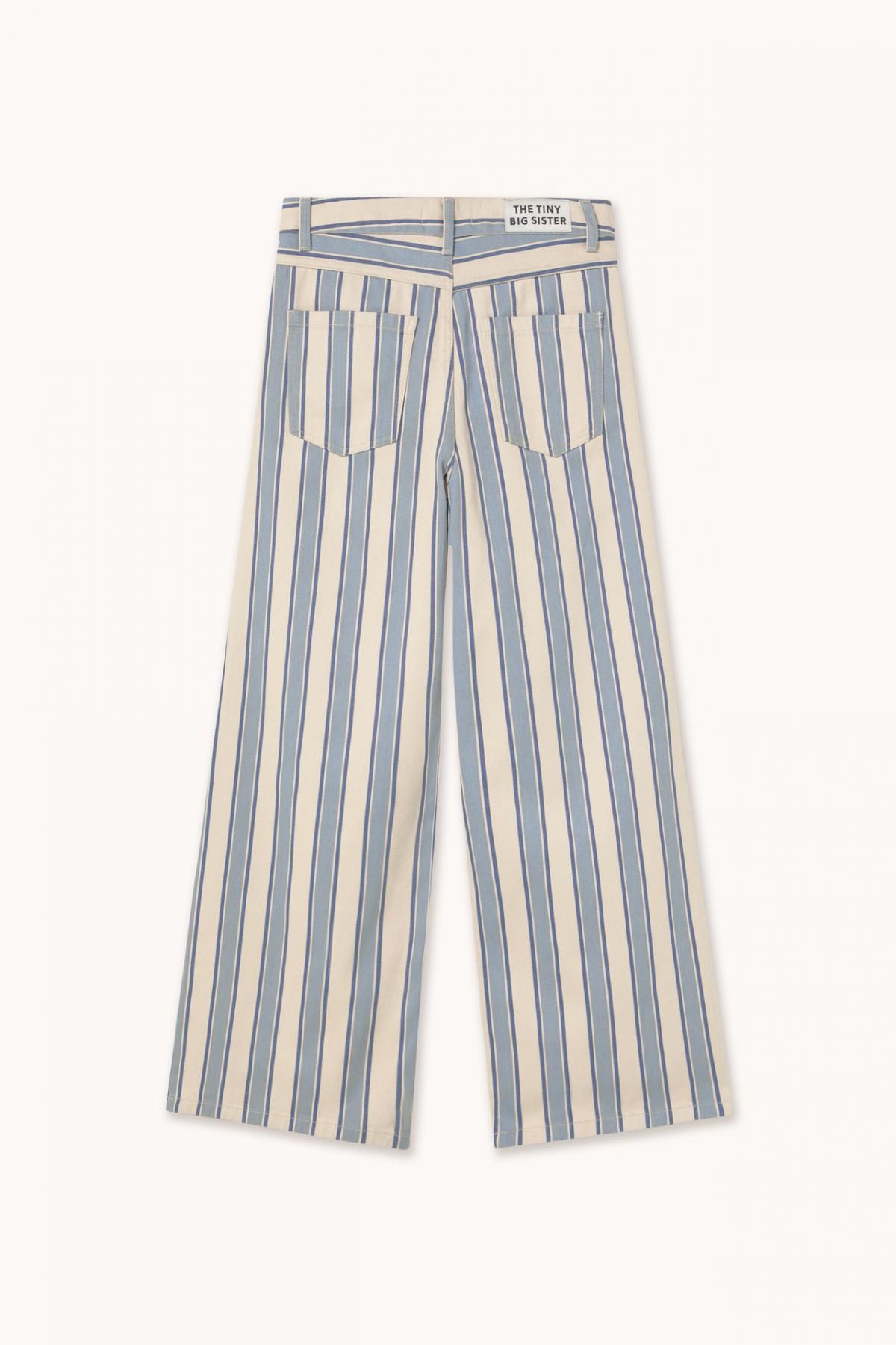 타이니코튼 다크바닐라 스트라이프 와이드 팬츠 AW25-648R01 DARK VANILLA - 상세 이미지 2