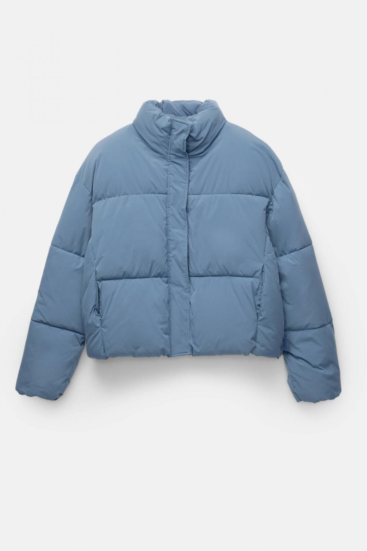 풀앤베어 테크니컬 하이넥 숏 패딩 재킷 7700/313 MEDIUM BLUE - 메인 이미지