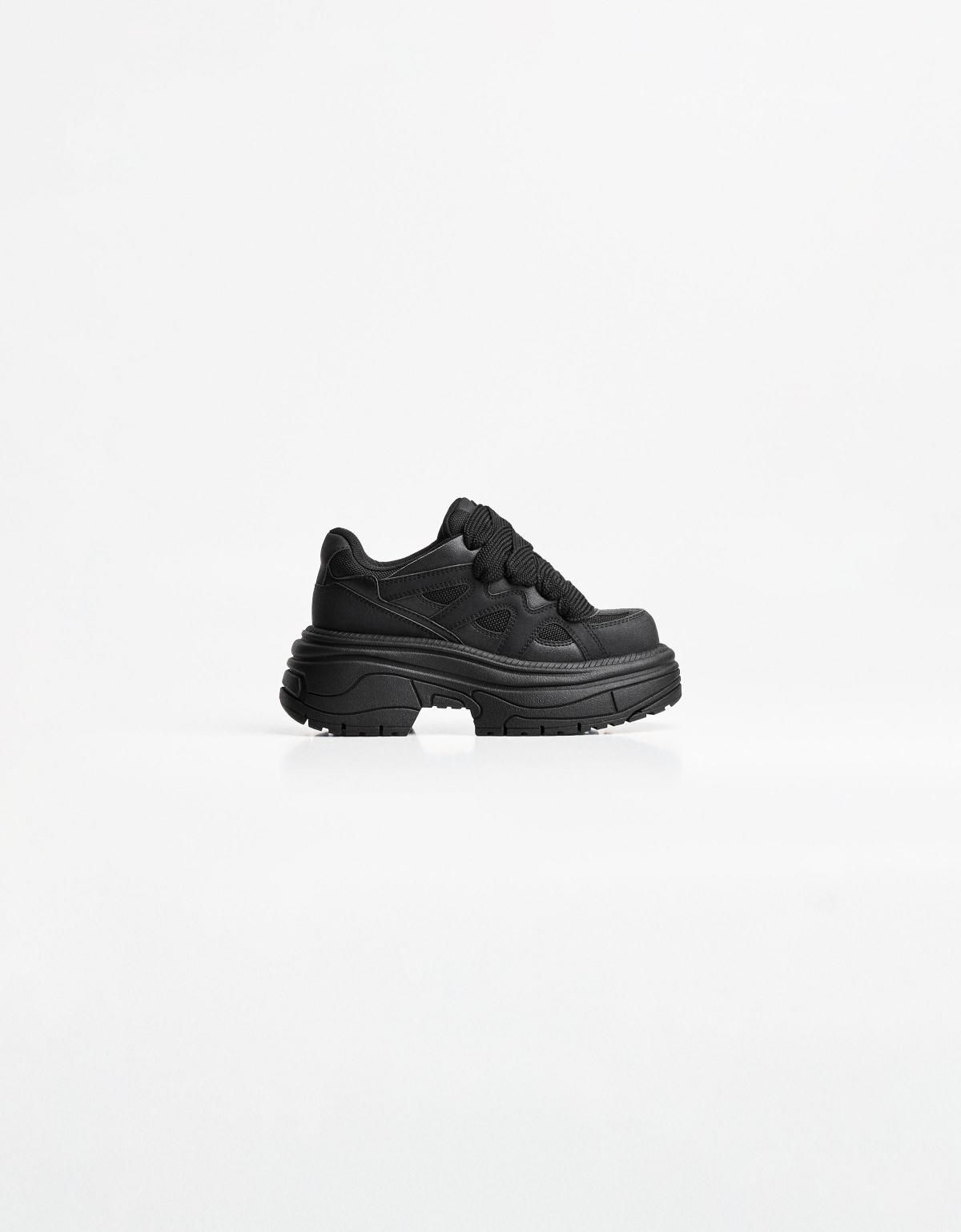 버쉬카 청키 XL 플랫폼 스니커즈 1546/664 BLACK - 상세 이미지 5