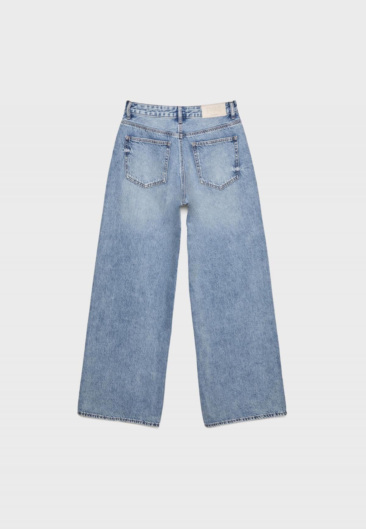 스트라디바리우스 트렌디 와이드핏 데님 와이드 청바지 4893/243 MEDIUM DENIM WASH - 상세 이미지 3
